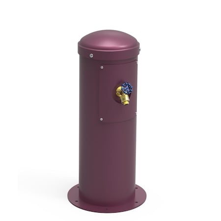 Halsey Taylor Yard Hydrant With Hose Bib Non-Filtered Non-Refrigerated Purple